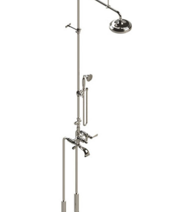 Rubinet 2FHXL Floor Mount TWith Fixed Shower head