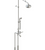 Rubinet 2FHXL Floor Mount TWith Fixed Shower head