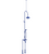 Rubinet 2FRVC Floor Mount Tub Shower With Hand Held Shower