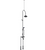 Rubinet 2FRVC Floor Mount Tub Shower With Hand Held Shower