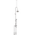 Rubinet 2FRVC Floor Mount Tub Shower With Hand Held Shower