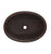 Thompson Traders 2OBC Rennovations Bath Matisse Oval Handcrafted Copper  Black Copper