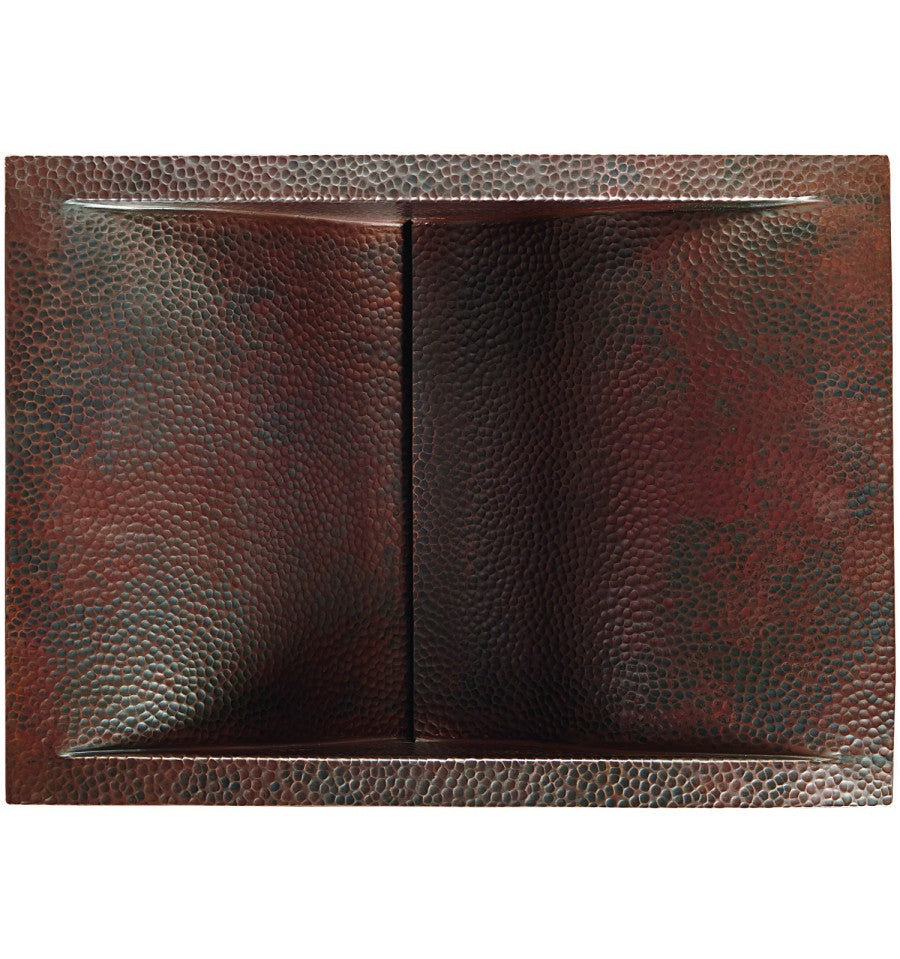 Thompson Traders 2RBC-W Legacy Bath Antibes Handcrafted Bath Sink with slot drain feature Black Copper