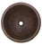 Thompson Traders 2RP-BC Rennovations Bath Black Copper Alder  Round Handcrafted Copper  Black Copper
