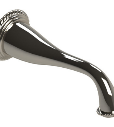 Rubinet 2TETW Deck Mount Tub Spout