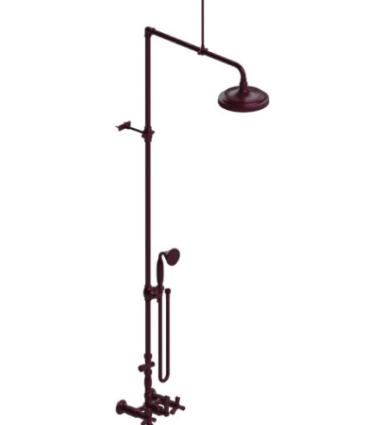 Rubinet 2WHXC Wall Mount TWith Fixed Shower head