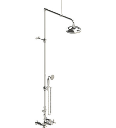 Rubinet 2WHXC Wall Mount TWith Fixed Shower head