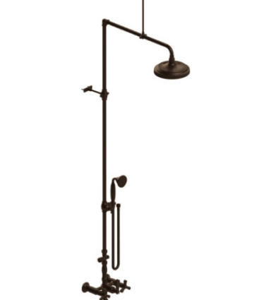 Rubinet 2WHXC Wall Mount TWith Fixed Shower head