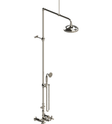 Rubinet 2WHXC Wall Mount TWith Fixed Shower head