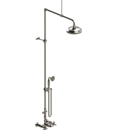 Rubinet 2WHXC Wall Mount TWith Fixed Shower head