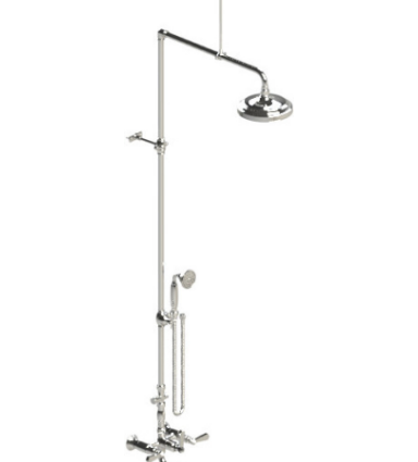 Rubinet 2WHXL Wall Mount TWith Fixed Shower head