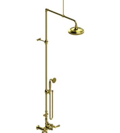 Rubinet 2WHXL Wall Mount TWith Fixed Shower head