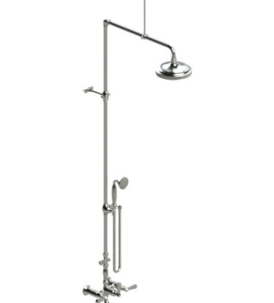 Rubinet 2WHXL Wall Mount TWith Fixed Shower head