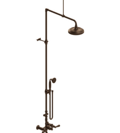 Rubinet 2WHXL Wall Mount TWith Fixed Shower head