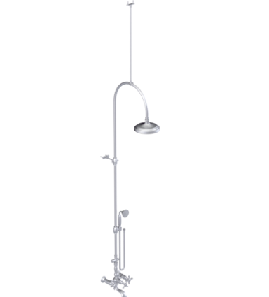 Rubinet 2WRVC Wall Mount Tub Shower With Hand Held Shower