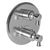 Newport Brass 3-1203TR Metropole 1/2" Round Thermostatic Trim Plate with Handle
