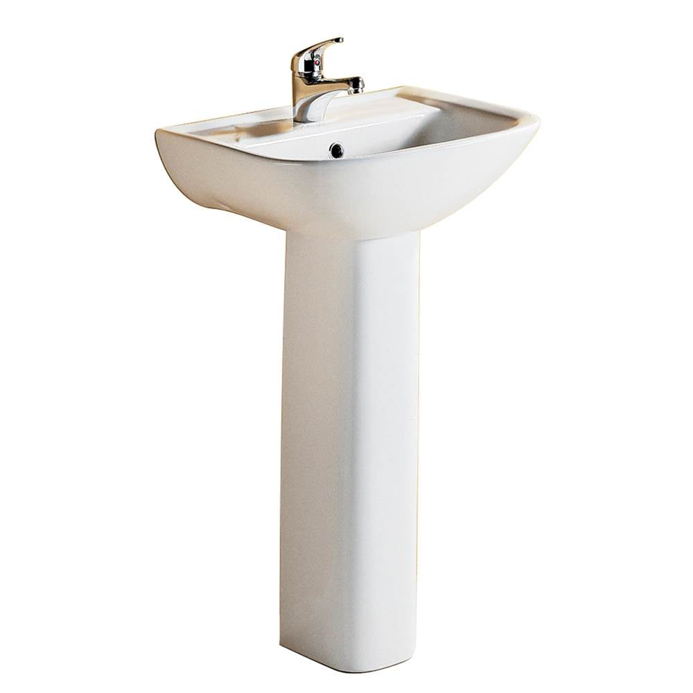 Barclay C/3-120WH Lara Pedestal Lavatory Column  - White