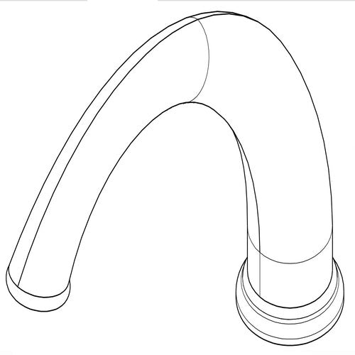 Newport Brass 3-178 Roman Tub Spout Smooth - Parent