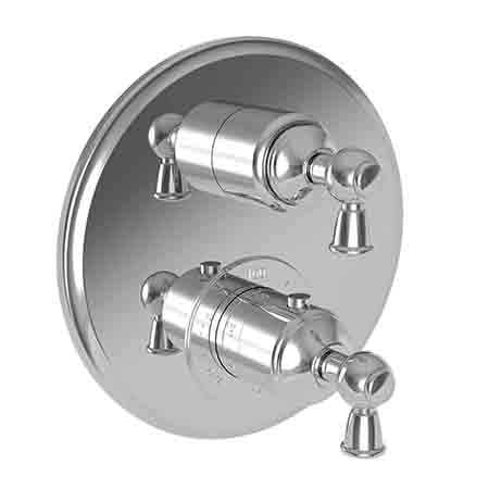Newport Brass 3-2413TR Aylesbury 1/2" Round Thermostatic Trim Plate with Handle