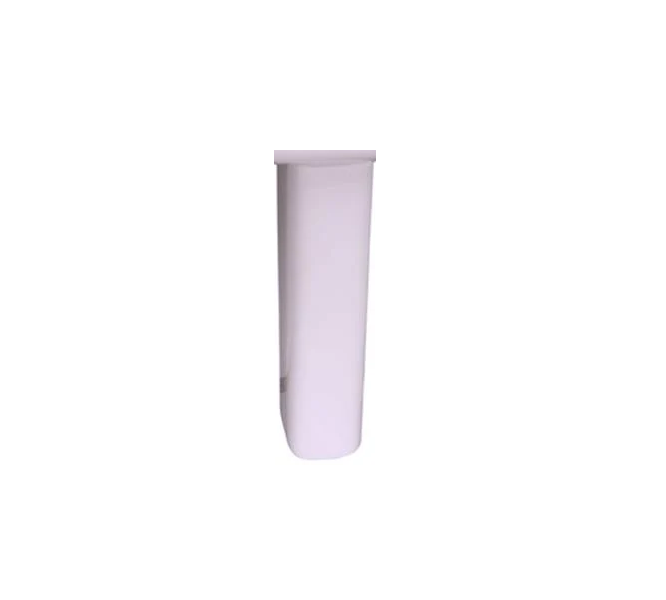 Barclay 3-258WH Flora Lavatory Pedestal Only 8 Widespread - White