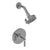 Newport Brass 3-3254TR Clemens 3/4" Round Thermostatic Trim Plate with Handle - Parent