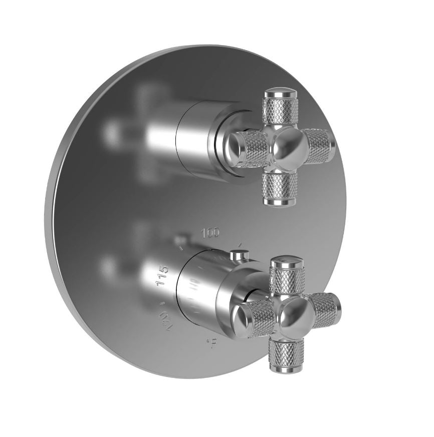 Newport Brass 3-3263TR Clemens 1/2" Round Thermostatic Trim Plate With Handle - Parent