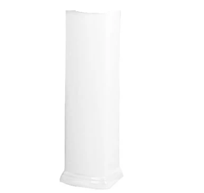 Barclay 3-381WH Washington 460 Lavatory Pedestal Only One - Hole - White