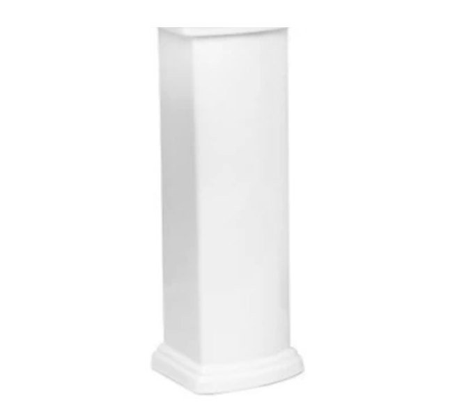 Barclay 3-398WH Washington 550 Lavatory Pedestal Only 8" Centerset - White