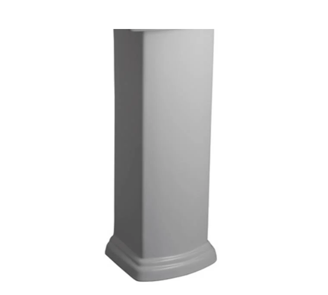 Barclay 3-418WH Washington 650 Lavatory Pedestal Only 8" Centerset - White