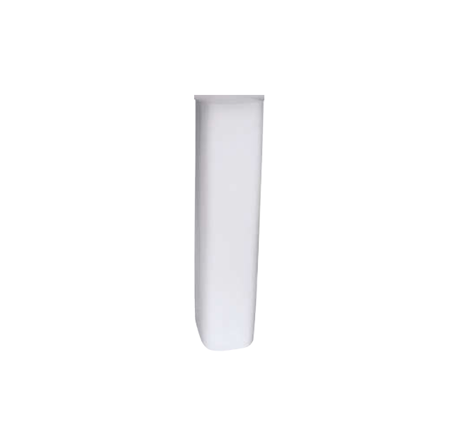 Barclay 3-554WH Compact 545 Lavatory Pedestal Only 4" Centerset - White