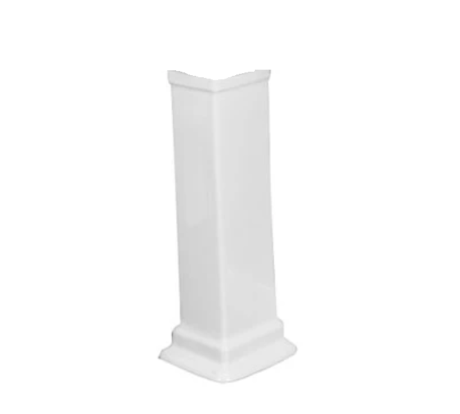 Barclay 3-664WH Sussex 660 Lavatory Pedestal Only 4" Centerset - White