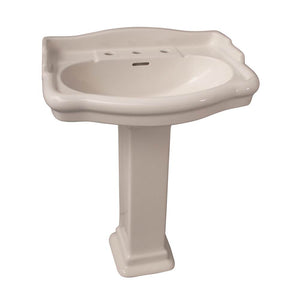 Barclay 3-848 Stanford 660 Pedestal Lavatory 8 Widespread