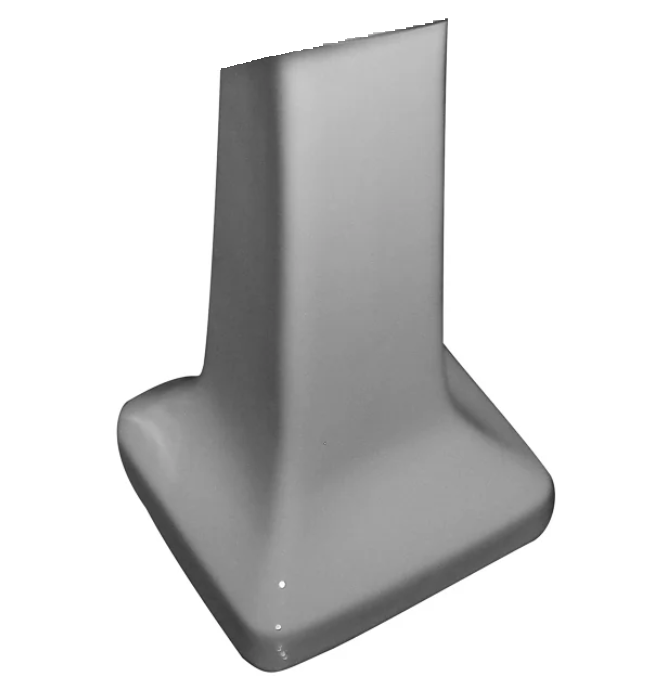 Barclay 3-9124WH Ensal Pedestal for 4" Centerset Hole Overflow - White