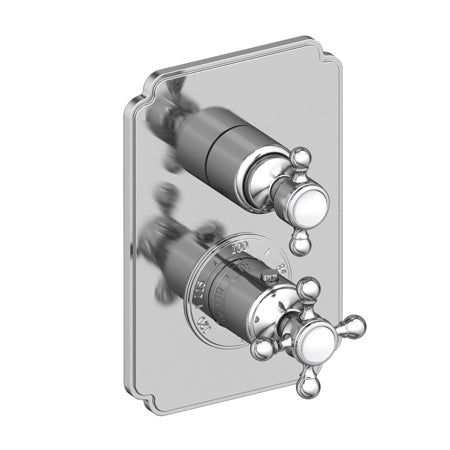 Newport Brass 3-923TS Astor 1/2" Square Thermostatic Trim Plate with Handle - Parent