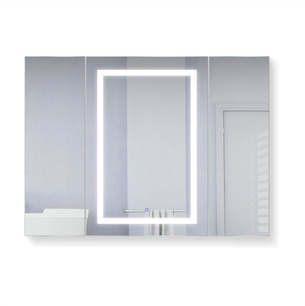 Krugg SVANGE4836LLR LED Medicine Cabinet 48X36 With Dimmer and Defogger