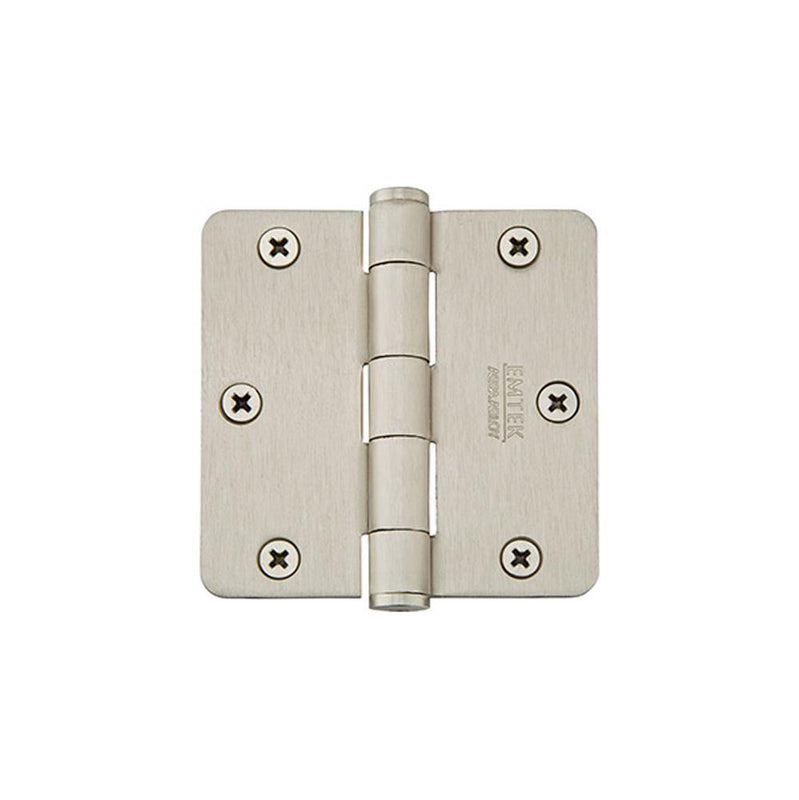 Emtek 96123 9600 Brass Hinge , SD , 1/4"RdCr , 3.5x3.5" - Parent
