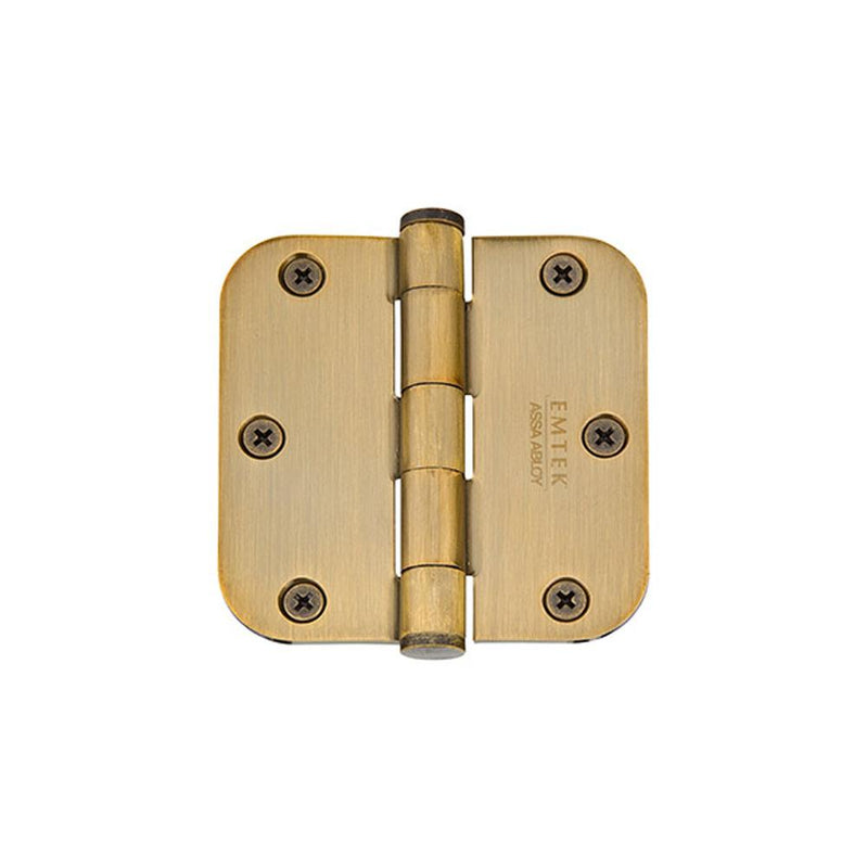Emtek 96133 9600 Brass Hinge , SD , 5/8"RdCr , 3.5x3.5" - Parent