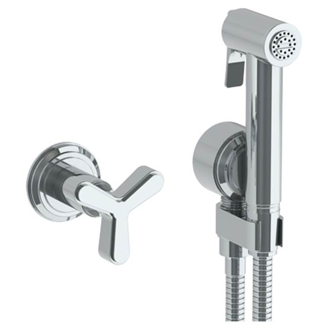 Watermark 30-4.4-TR25 Anika Wall Mounted Bidet Spray Set & Progressive Mixer With 49" Hose