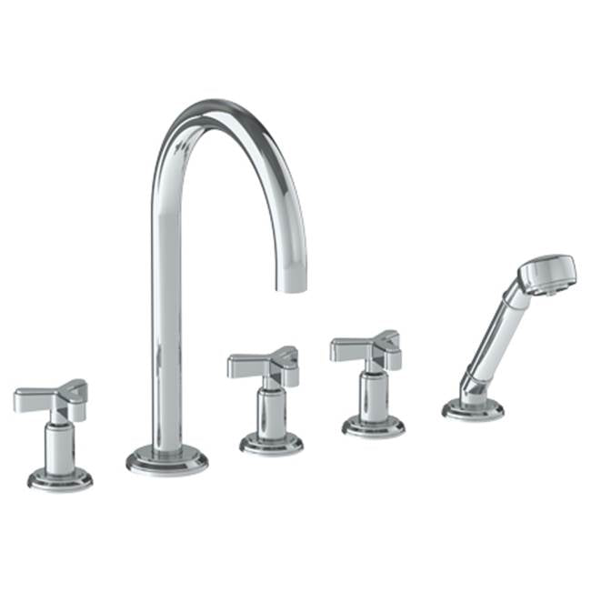 Watermark 30-8.1-TR25 Anika Deck Mounted 5 Hole Bath Set