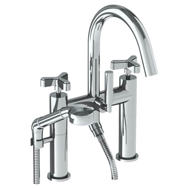 Watermark 30-8.2-TR25 Anika Deck Mounted Exposed Bath Set With Hand Shower