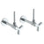 Watermark 30-MAS3-TR25 Anika Lavatory Angle Stop Kit -1/2" Sweat X 3/8" Od Compression - Parent