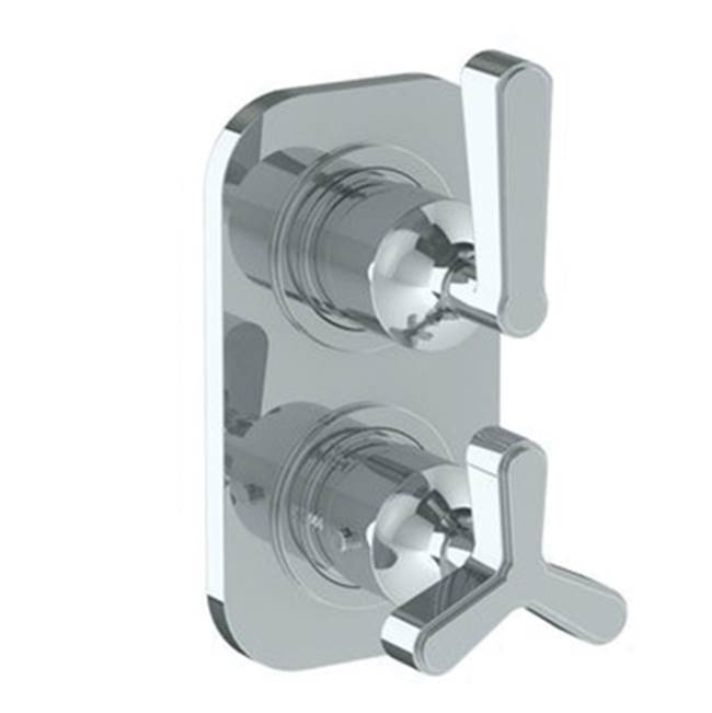 Watermark 30-T25-TR24 Anika Wall Mounted Mini Thermostatic Shower Trim With Built-In Control 3-1/2" X 6-1/4".