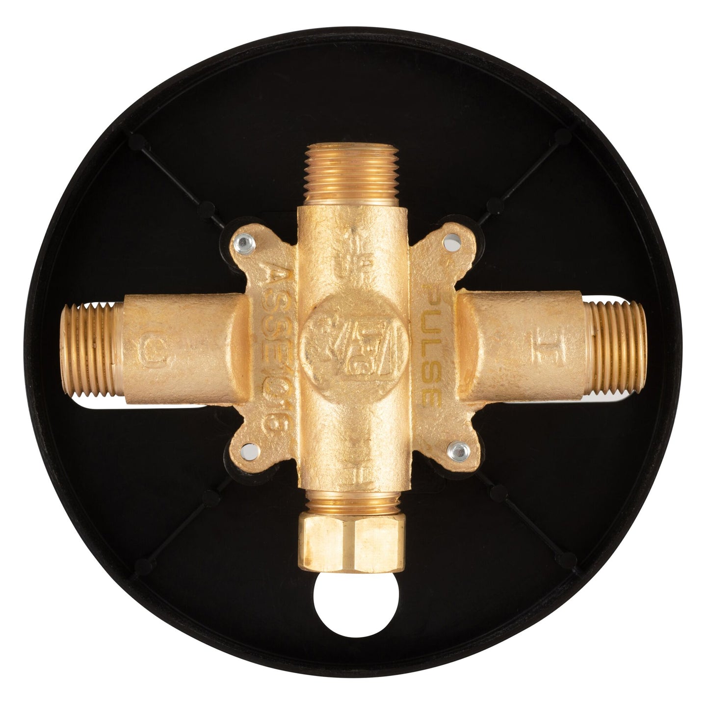 Pulse PLS-3001-RIV-PB ShowerSpas TruTemp Pressure Balance Brass Valve and Trim Kit - Parent