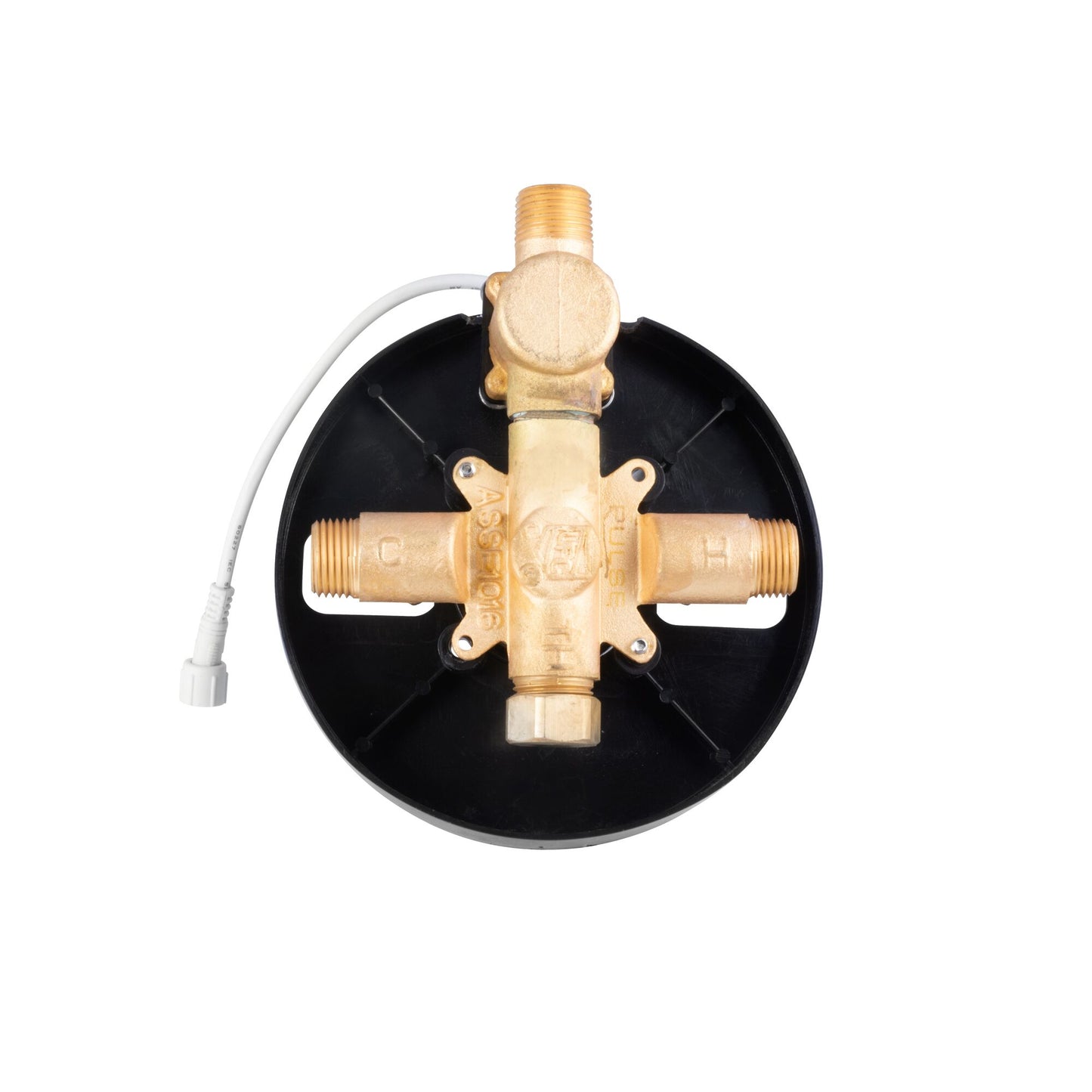 Pulse PLS-3004-RIV-PB ShowerSpas LED TruTemp Pressure Balance Brass Valve and Trim Kit - Parent