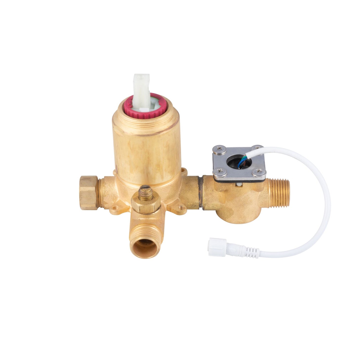 Pulse PLS-3004-RIV-PB ShowerSpas LED TruTemp Pressure Balance Brass Valve and Trim Kit - Parent