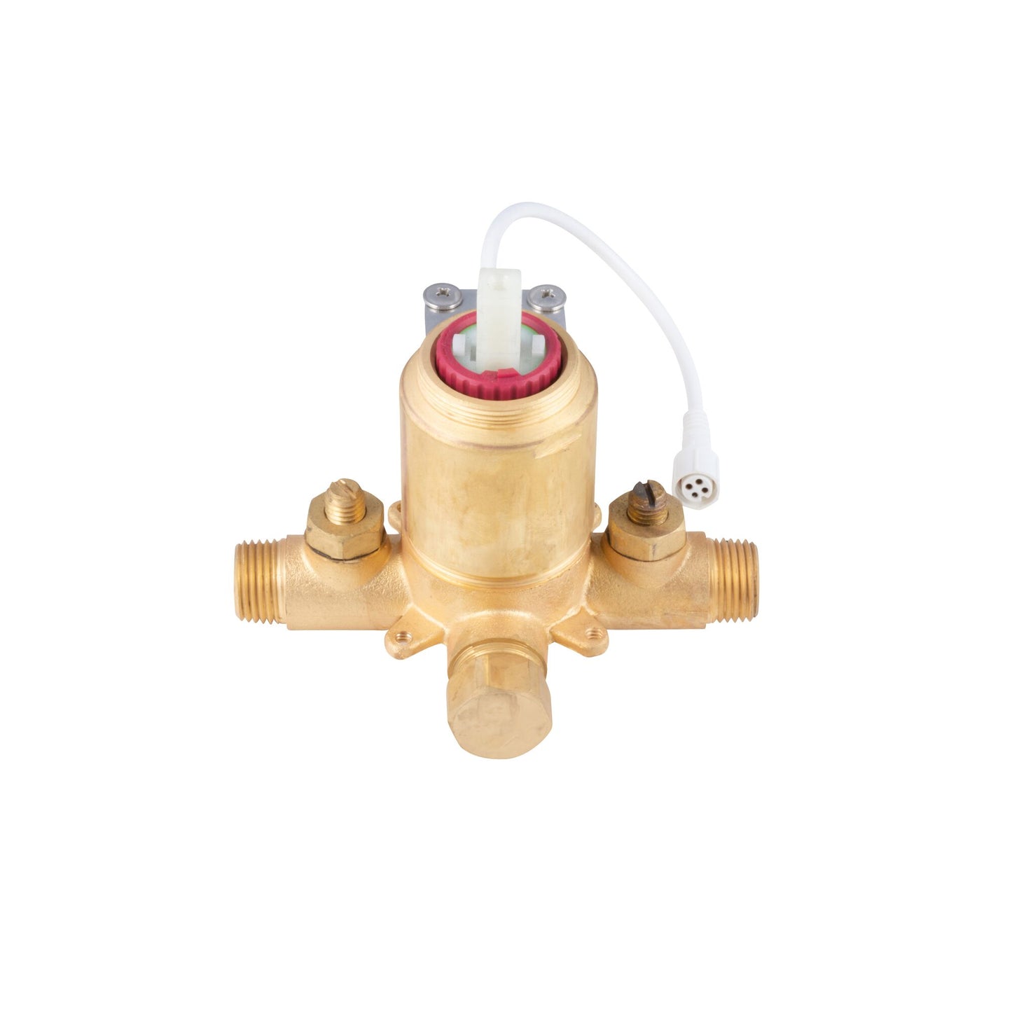 Pulse PLS-3004-RIV-PB ShowerSpas LED TruTemp Pressure Balance Brass Valve and Trim Kit