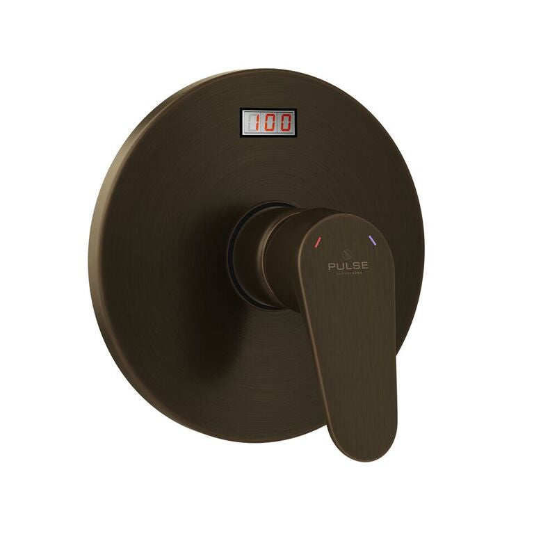 Pulse PLS-3002-RIV-PB ShowerSpas LED TruTemp Pressure Balance Brass Valve and Trim Kit
