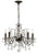 Crystorama 3025-EB-CL-MWP Butler 5 Light Hand Cut Crystal Chandelier - English Bronze