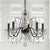 Crystorama 3025-EB-CL-MWP Butler 5 Light Hand Cut Crystal Chandelier - English Bronze