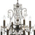 Crystorama 3029-EB-CL-MWP Butler 12 Light Hand Cut Crystal Chandelier - English Bronze